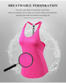 Mulheres ginásio topos preto sem mangas yoga topo feminino camisa de fitness ginásio colete correndo treino esportes topos carta sem costas camisa