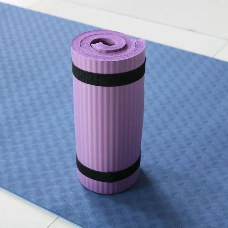 Joelheira extra grossa para ioga, 1.5cm, espuma antiderrapante, fitness, crossfit, pilates, treino, esporte, prancha, almofada, equipamento de ginástica