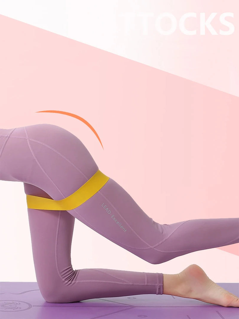 Equipamento de treino de fitness portátil faixas de resistência de borracha yoga ginásio elástico força da goma pilates crossfit feminino peso esportes