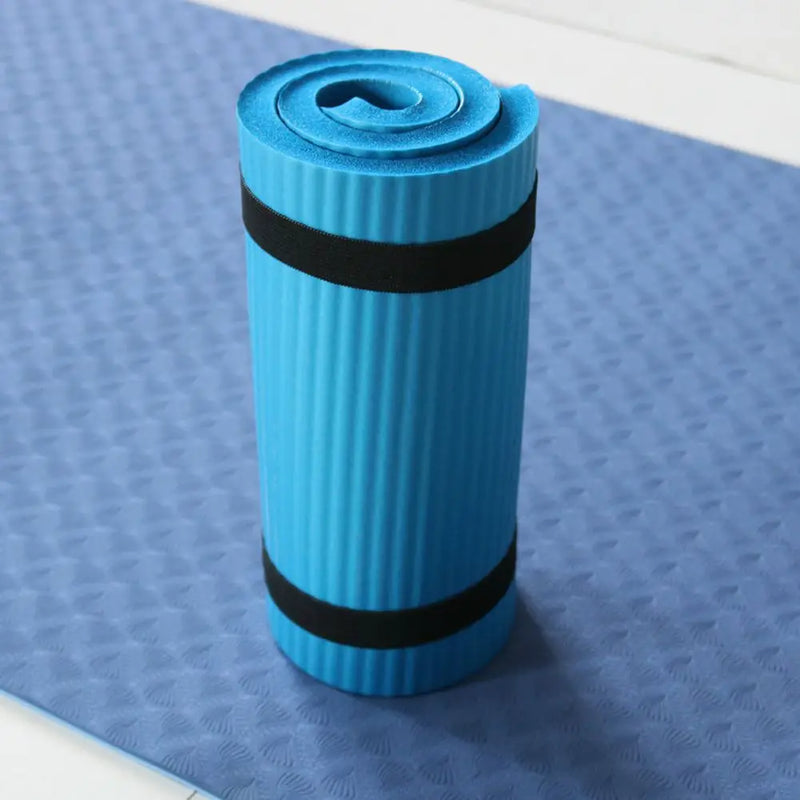 Joelheira extra grossa para ioga, 1.5cm, espuma antiderrapante, fitness, crossfit, pilates, treino, esporte, prancha, almofada, equipamento de ginástica