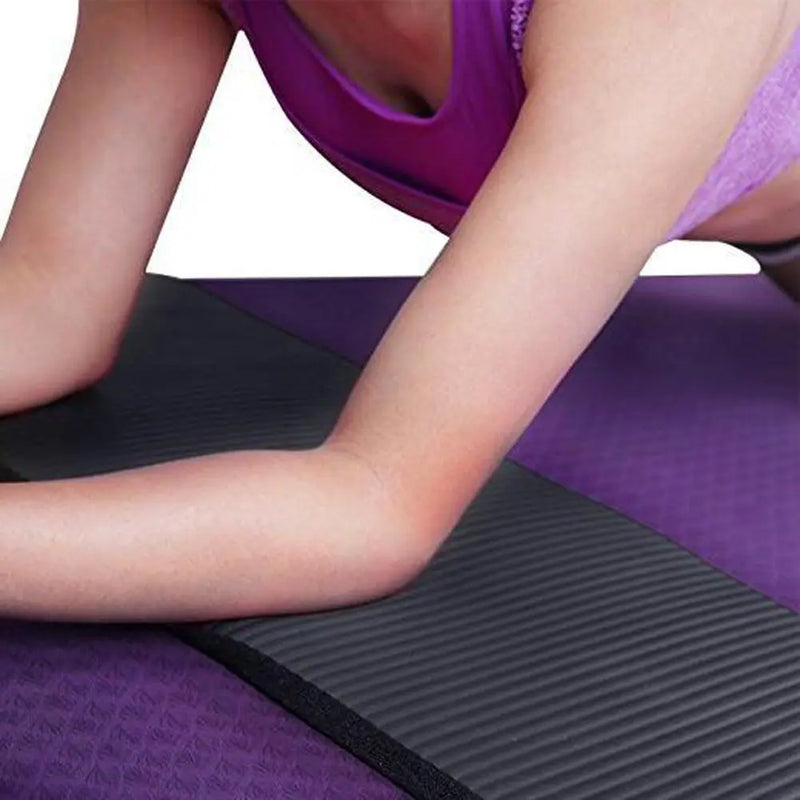 Joelheira extra grossa para ioga, 1.5cm, espuma antiderrapante, fitness, crossfit, pilates, treino, esporte, prancha, almofada, equipamento de ginástica