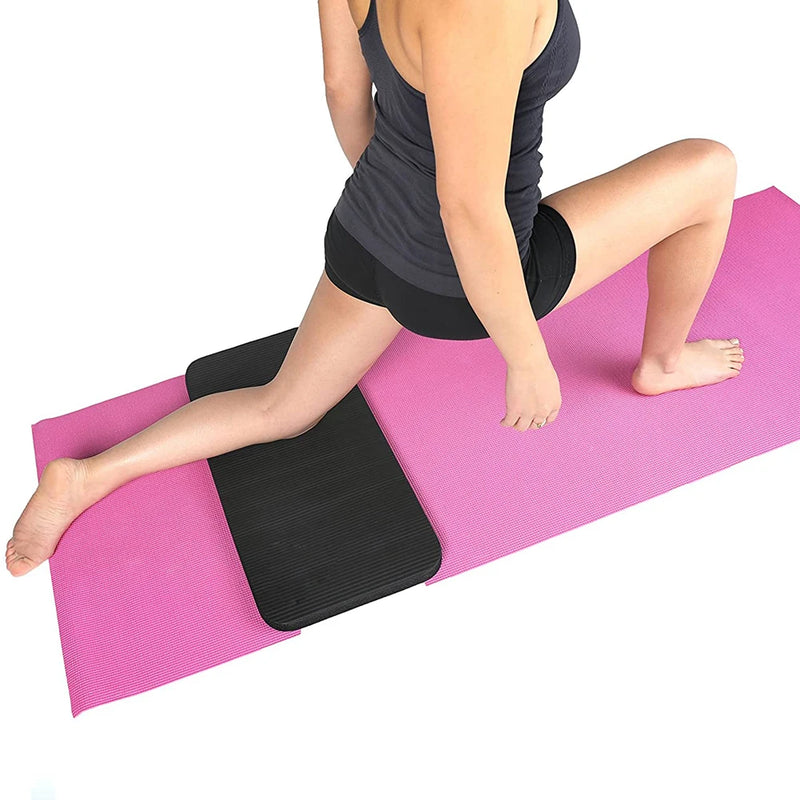 Joelheira extra grossa para ioga, 1.5cm, espuma antiderrapante, fitness, crossfit, pilates, treino, esporte, prancha, almofada, equipamento de ginástica