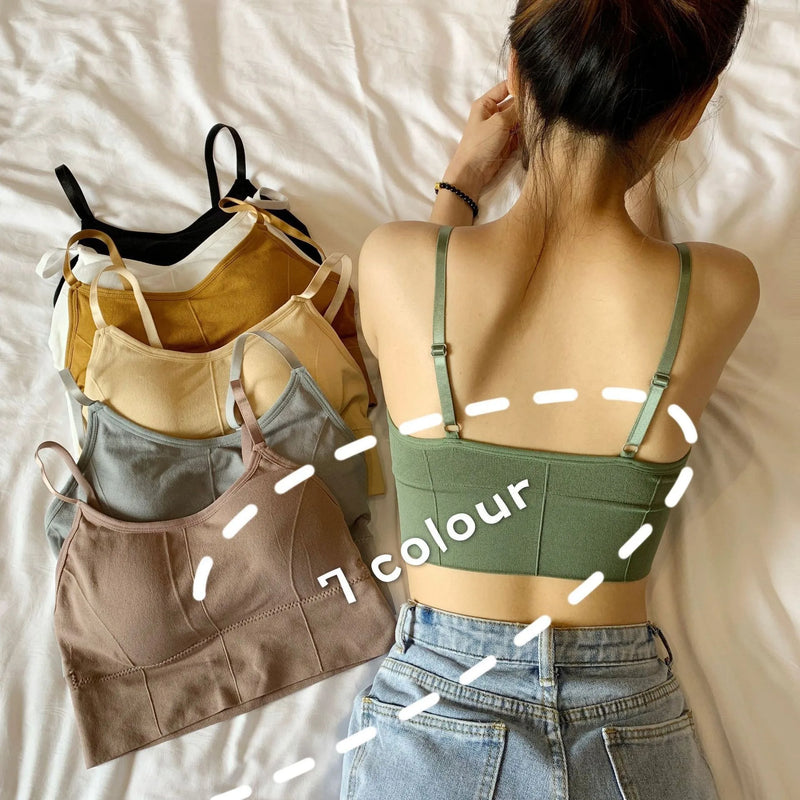 Sem costas roupas esportivas mulher ginásio sutiã esportivo sem costura roupa interior das mulheres alça de ombro ajustável interior acolchoado yoga colete bralette