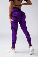 Mulheres High-end Yoga Calças Leggings Fitness Calças Esportivas de Alta elasticidade Push UP Tights Running Leggings Respirável Ginásio Leggings