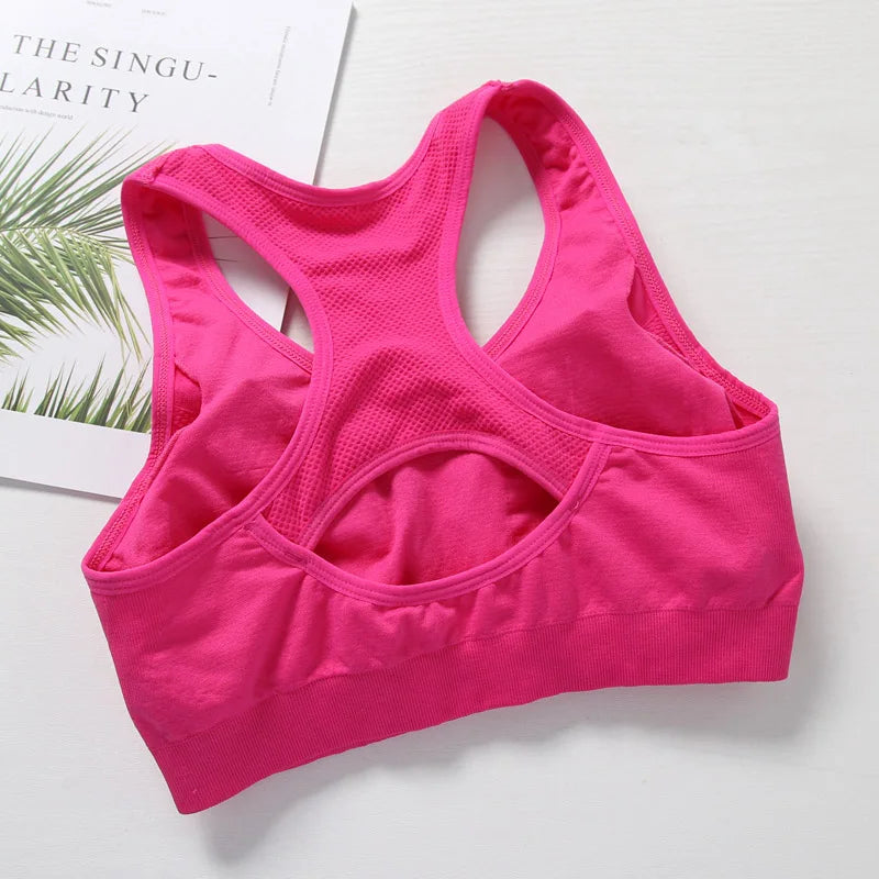 Sutiã esportivo feminino superior push up sutiã de fitness underwear esporte topos respirável correndo colete ginásio sutiã ativo