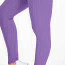 Mulheres cintura alta queimado calças de ioga, bolha hip levantamento, exercício, dança calças, ginásio Fitness, corrida esportes