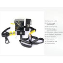 Correia de treinamento de suspensão fitness força power suspensão trainer ajustável yoga cinta montagem na parede profissional trx tensor