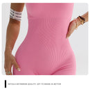 Sexy sem costas macacão feminino conjunto de yoga bodysuit para fitness ginásio roupas esportivas macacão vestido de dança treino roupas esportivas