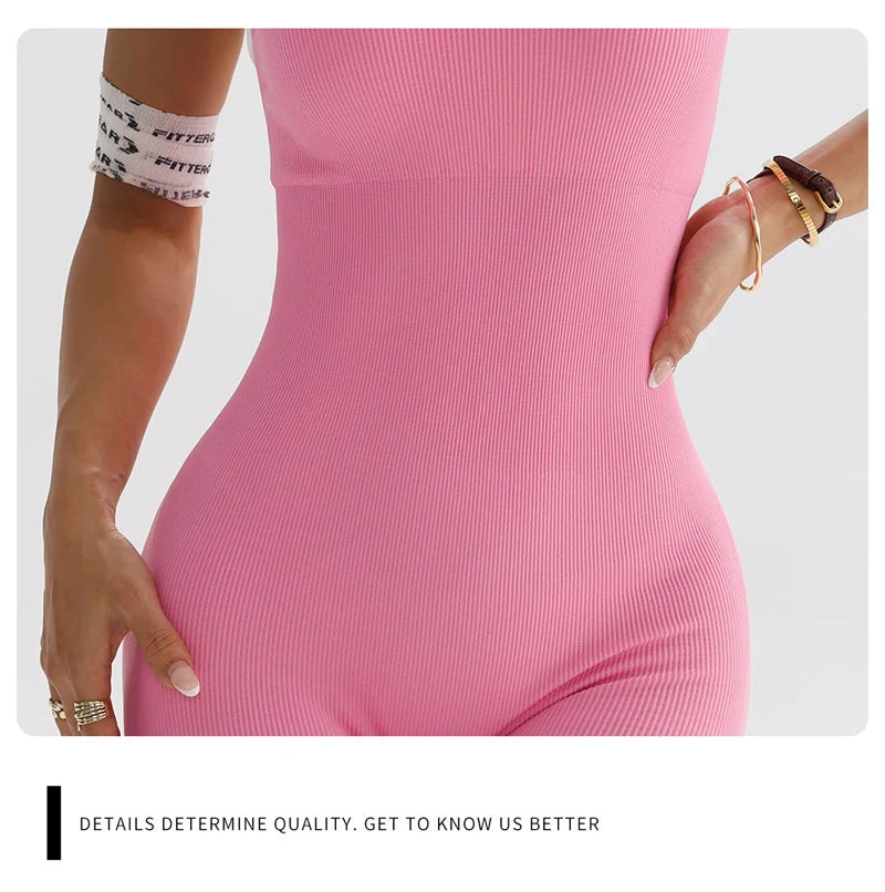 Sexy sem costas macacão feminino conjunto de yoga bodysuit para fitness ginásio roupas esportivas macacão vestido de dança treino roupas esportivas
