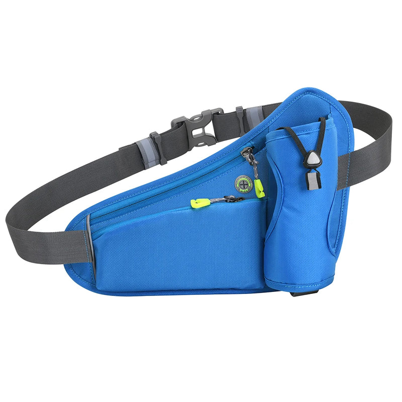 Multifunções Water Bottle Holder Bag, cintura Pack, correia de hidratação, grande capacidade, impermeável, esporte, corrida, ciclismo