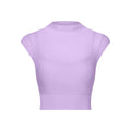 Malha integrada copo voador manga curta anti-rugas esportes yoga fitness conforto almofada no peito wear-free sutiã suspender topo