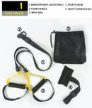 Cinta de treinamento de suspensão ajustável banda de fitness cinta de exercício de peito treinamento de resistência em casa ginásio equipamento de exercício resistência