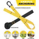 Cinta de treinamento de suspensão ajustável banda de fitness cinta de exercício de peito treinamento de resistência em casa ginásio equipamento de exercício resistência