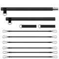 Kit de pilates com faixas de resistência, pilates de ioga multifuncional, kit de resistência portátil para academia em casa, exercícios de corpo inteiro
