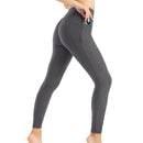 Moda feminina bolso bolha calças elásticas magro leggings ginásio correndo ciclismo calças de fitness cintura alta hip lift leggings feminino