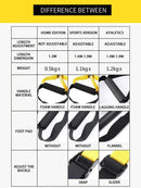 Cinta de treinamento de suspensão ajustável banda de fitness cinta de exercício de peito treinamento de resistência em casa ginásio equipamento de exercício resistência