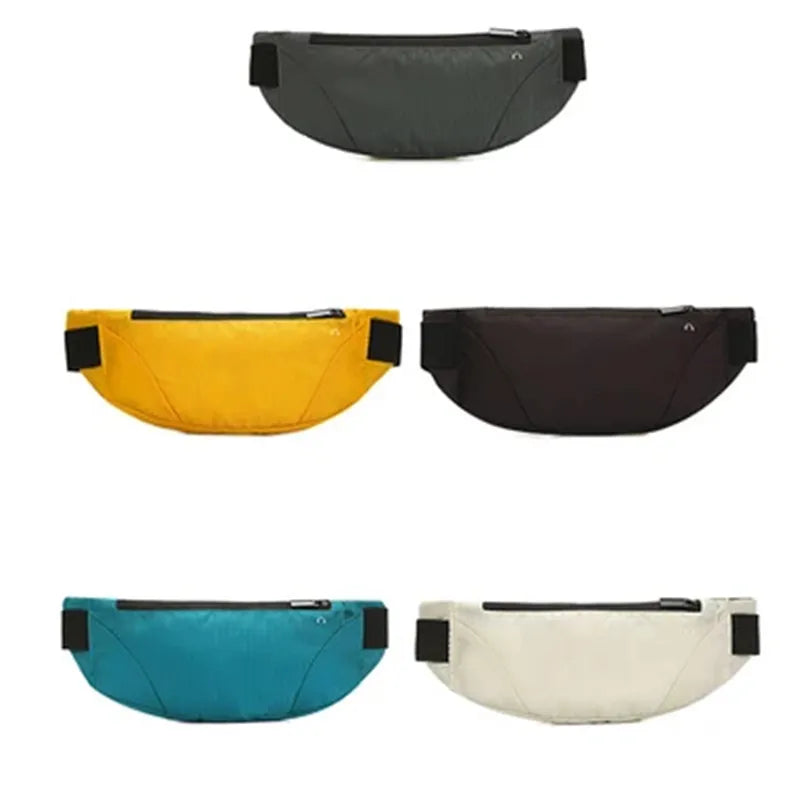 Saco de cintura colorido à prova dwaterproof água saco de cintura correndo jogging cinto bolsa zip fanny pacote esporte corredor crossbody sacos homens e mulheres