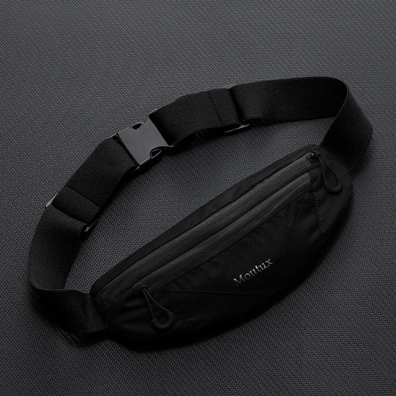 Bolsa de cintura para telefone de corrida, bolsa esportiva, equipamento multifuncional ao ar livre para homens e mulheres, mini ultrafino invisível à prova d'água