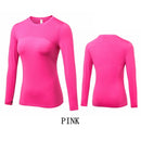 Camiseta esportiva de yoga de manga longa feminina legal seco atlético correndo caminhadas yoga topo fitness correndo camisas de treino