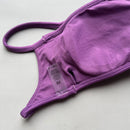 ASHLIMO Sutiã esportivo feminino bandeau sem costas, gola halter, regata de ioga, sem costura, treino, academia, tubo curto