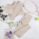 Chrleisure 2 pçs lavagem yoga terno sem costura roupa de treino esportes topo com levantamento de bunda ginásio ruched collants elástico activewear