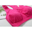 Sutiã esportivo feminino superior push up sutiã de fitness underwear esporte topos respirável correndo colete ginásio sutiã ativo