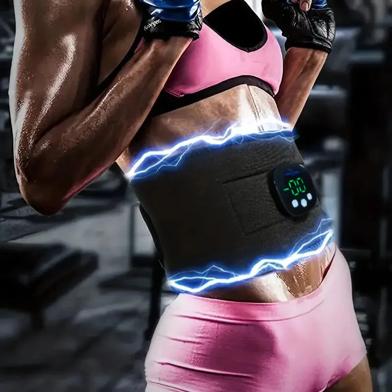 Massageador de cintura portátil carregamento usb shaper braço elétrico hip perna trainer perda de peso moldar cinto fitness massageador