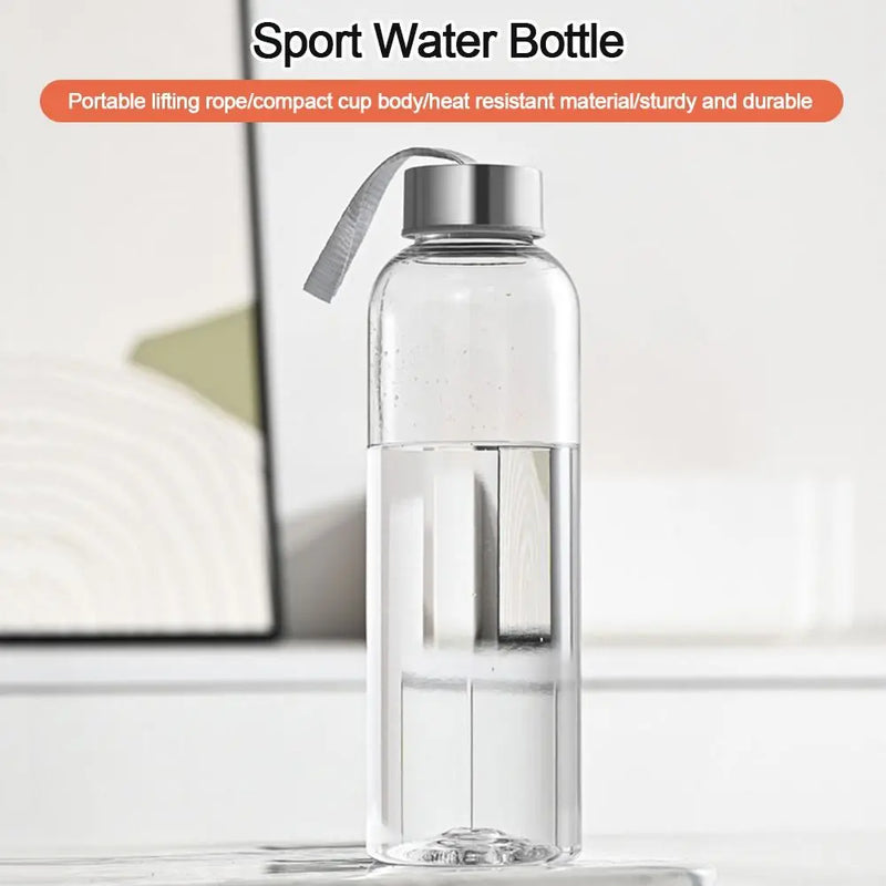 1pc transparente garrafa de água de plástico para beber portátil esporte xícara de café de chá ferramenta de cozinha crianças garrafa de água para o escritório da escola