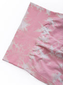 Shorts esportivos femininos com estampa tie-dye e cintura alta, shorts skinny casuais, confortáveis e respiráveis sem costura para ioga, academia, treino