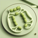 12 rodadas de equipamento de massagem de relaxamento e alongamento muscular de emagrecimento de perna circular, artefato de emagrecimento de perna, braçadeira circular de perna