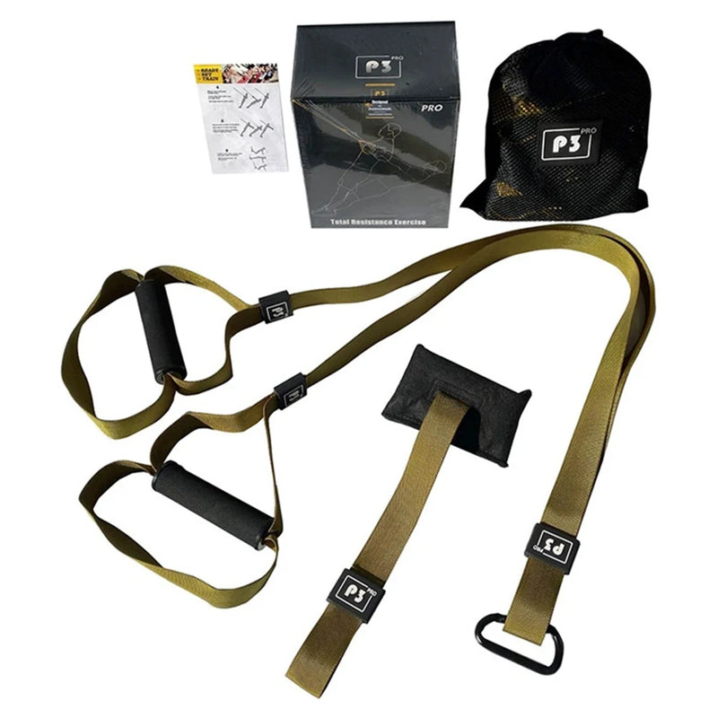 Sistema de treinamento de suspensão resistente para treinamento de peso Cardio Cross-Training e treinamento de resistência Treinamento de resistência em casa