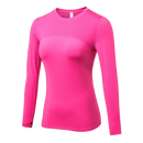 Camiseta esportiva de yoga de manga longa feminina legal seco atlético correndo caminhadas yoga topo fitness correndo camisas de treino