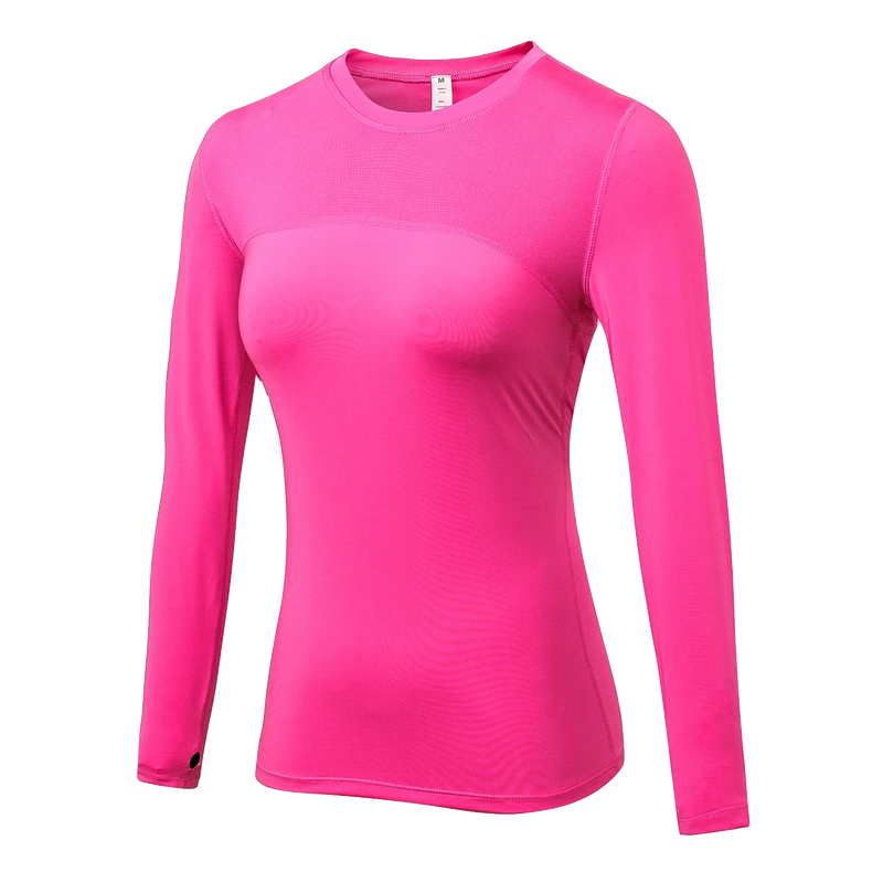 Camiseta esportiva de yoga de manga longa feminina legal seco atlético correndo caminhadas yoga topo fitness correndo camisas de treino