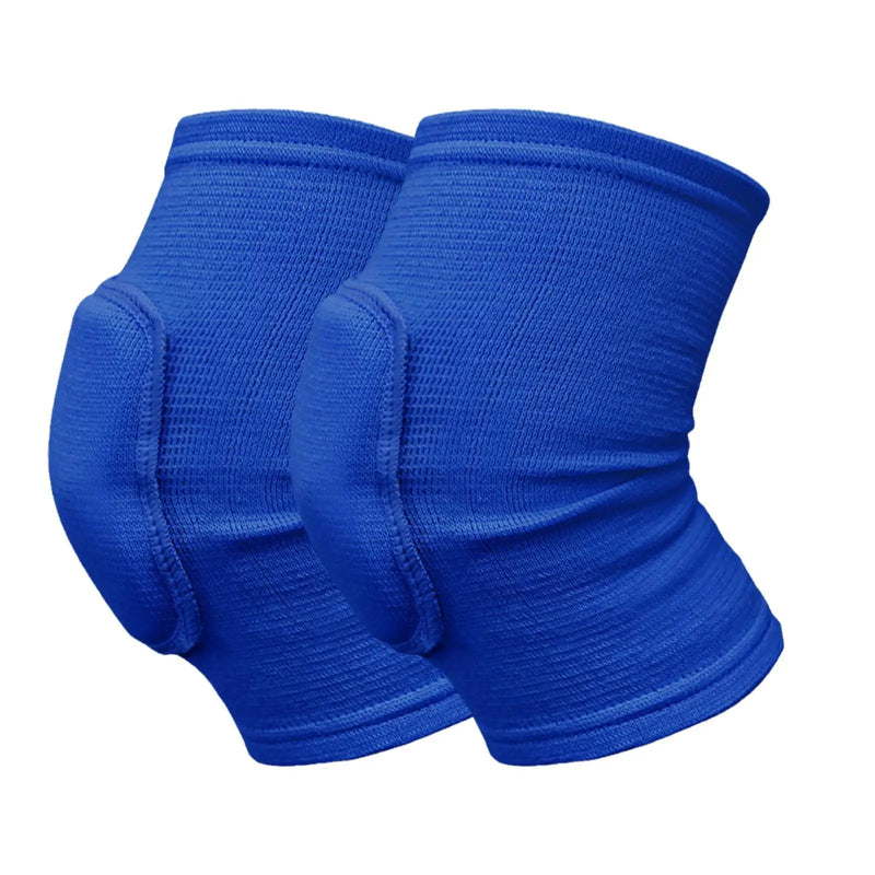 2 pçs esportes compressão joelheiras elástico joelho protetor espessamento esponja joelho cinta suporte para dança treino treinamento