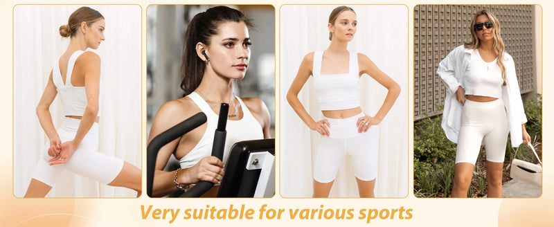 Shorts de treino de fitness feminino cintura alta apertado ciclismo yoga shorts verão respirável calças esportivas de secagem rápida ginásio correndo calças