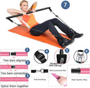 Kit de pilates com faixas de resistência, pilates de ioga multifuncional, kit de resistência portátil para academia em casa, exercícios de corpo inteiro