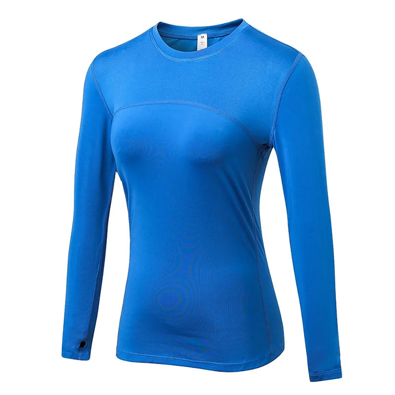 Camiseta esportiva de yoga de manga longa feminina legal seco atlético correndo caminhadas yoga topo fitness correndo camisas de treino
