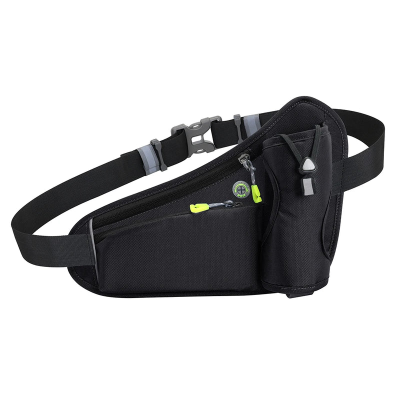 Multifunções Water Bottle Holder Bag, cintura Pack, correia de hidratação, grande capacidade, impermeável, esporte, corrida, ciclismo