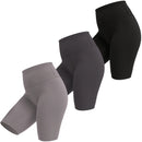 Shorts de treino de fitness feminino cintura alta apertado ciclismo yoga shorts verão respirável calças esportivas de secagem rápida ginásio correndo calças