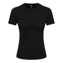 Camisa de compressão feminina manga curta atlético yoga correndo camiseta verão ginásio treino secagem rápida elástico camisetas topos baselayer