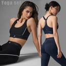 Conjunto de yoga airlift terno até sutiã de cintura alta terno até legging lado split superior yoga treino terno feminino conjuntos de yoga esportes roupas macias