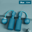 1pc corda de pular sem fio pesada, corda de pular de fitness com bola grande, adequada para esportes internos domésticos, queima de gordura