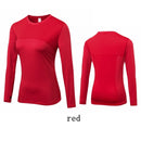 Camiseta esportiva de yoga de manga longa feminina legal seco atlético correndo caminhadas yoga topo fitness correndo camisas de treino