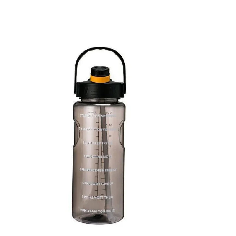 Copo de água de grande capacidade para estudantes, esportes ao ar livre e fitness, resistente a choques e garrafa de água resistente a altas temperaturas