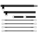 Kit de pilates com faixas de resistência, pilates de ioga multifuncional, kit de resistência portátil para academia em casa, exercícios de corpo inteiro