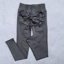 Leggings mulheres scrunch sem costura yoga leggings ginásio calças esportivas baixa faixa com nervuras alta estiramento roupa de fitness treino collants