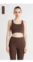 Novo verão sexy sutiãs esportivos mulheres colete de fitness esportes topo cruz volta yoga sutiã correndo fitness respirável à prova de choque sutiã de yoga