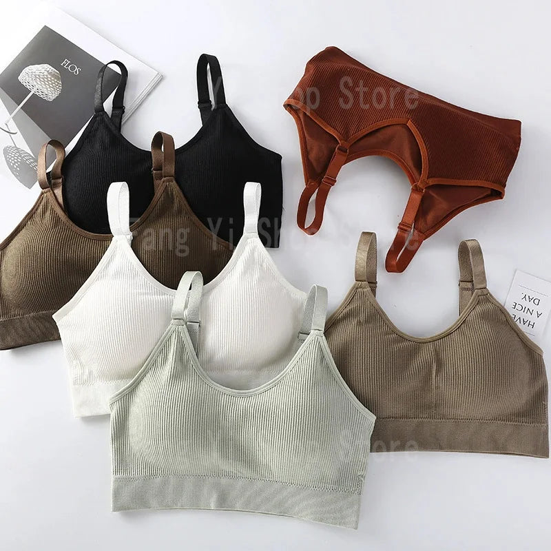 Sutiã sem costura feminino copo cheio sutiã respirável conforto respirável sutiã de sono correndo fitness sutiã esportivo suspensórios