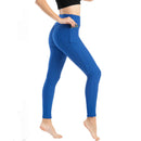 Moda feminina bolso bolha calças elásticas magro leggings ginásio correndo ciclismo calças de fitness cintura alta hip lift leggings feminino