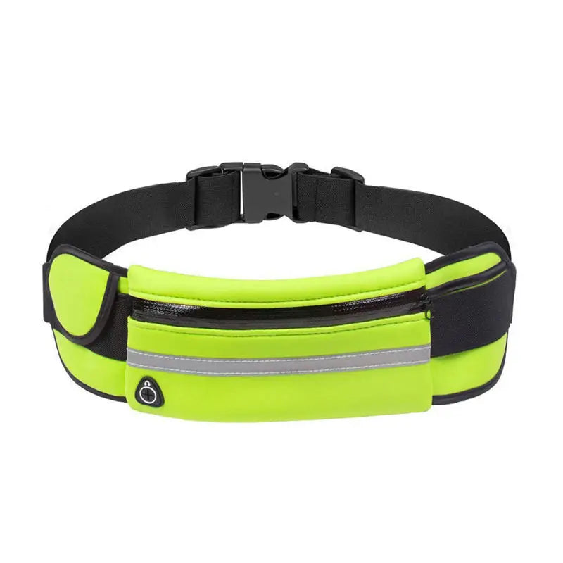 1pcs colorido impermeável neoprene fanny pacote correndo homem cintura saco